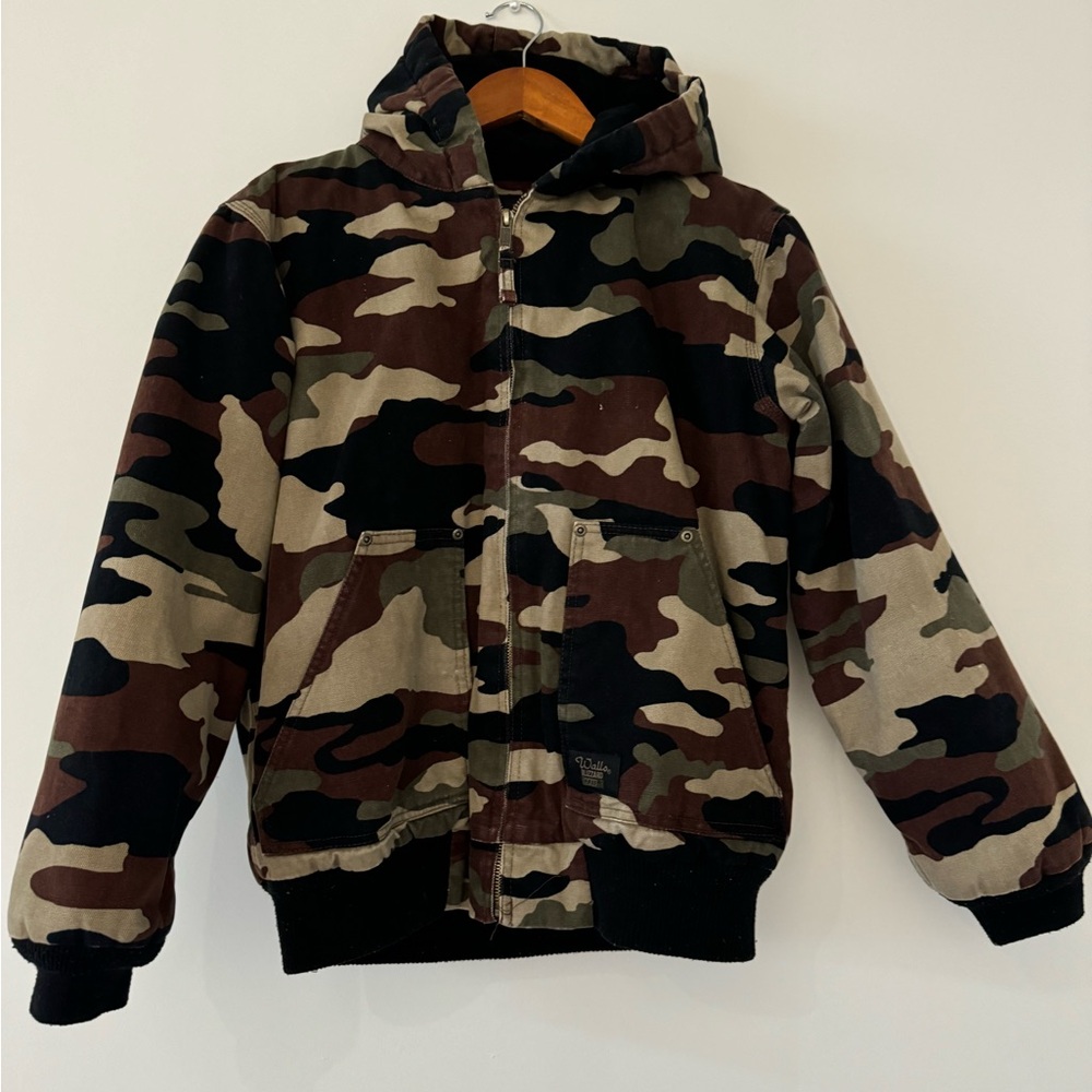 Walls Blizzard Pruf Jacket Size Youth X-Large Camo